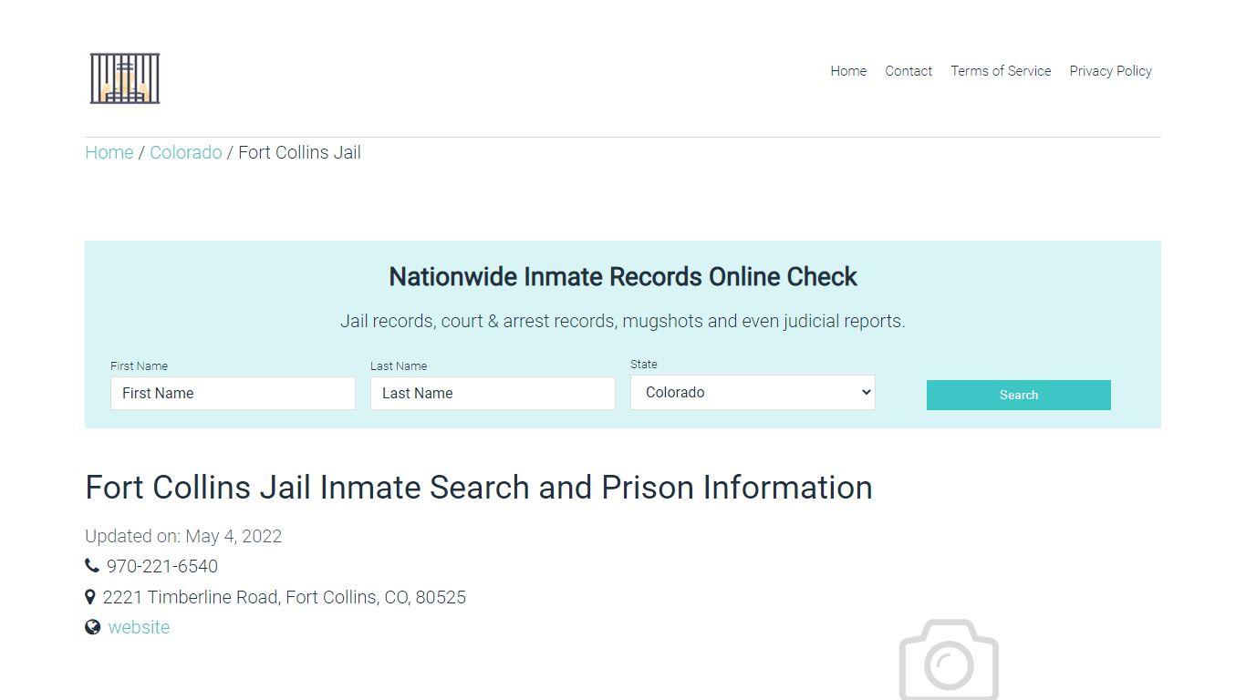 Fort Collins Jail Inmate Search, Visitation, Phone no ...